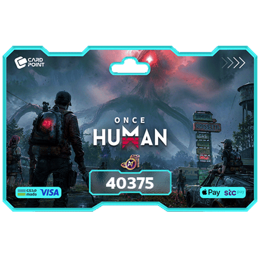 شحن 40375 Crystgin ونس هيومن Once Human من متجر كارد بوينت