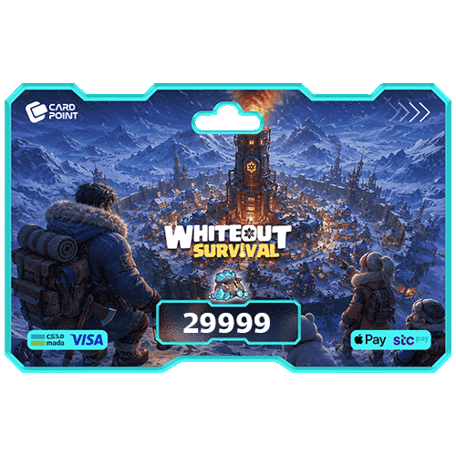 شحن 29999 فروست ستار النجاة في الصقيع Whiteout Survival من متجر كارد بوينت