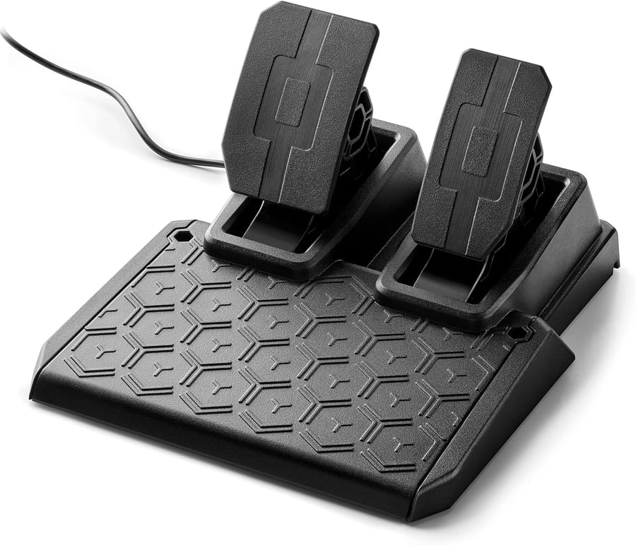 عجلة سباق Thrustmaster T128 Force Feedback مع دواسات مغناطيسية لجهاز PS5 PS4 والكمبيوتر الشخصي