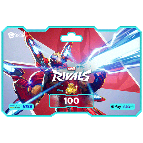 شحن 100 لاتيس مارفل رايفلز Marvel Rivals من متجر كارد بوينت