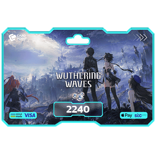 شحن 2240 لونيتس وذرينغ ويفز Wuthering Waves من متجر كارد بوينت