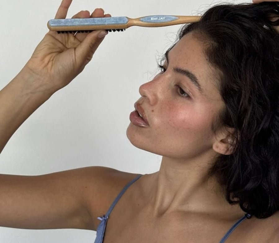 Emi Jay Styling Hair Brush in Blue Sugar