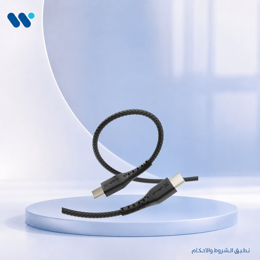 كيبل USB-C إلى Lightning من ليون Boost Charge Flex – شحن سريع 20 واط PD بغلاف مضفر مرن