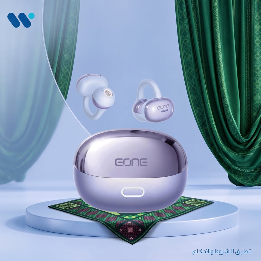 سماعة EONE AI CLIP الرياضية – تصميم ثابت وتحكم باللمس