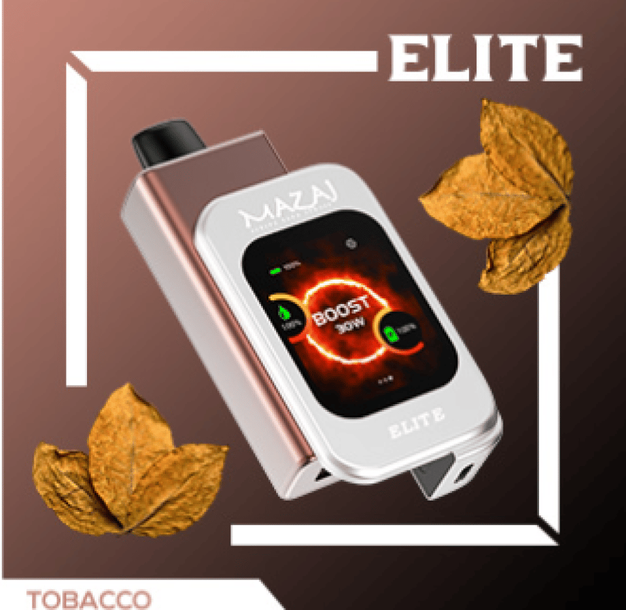 بود مزاج اليت جاهز نكهة تبغ 20000 سحبة - MAZAJ ELITE POD TOBACCO 20000
