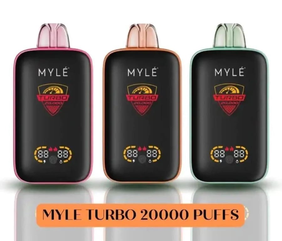 سحبة مايلي تيربو 20000 سحبة مكس فواكهة مشكل MYLE Turbo 20000 Puffs DIS