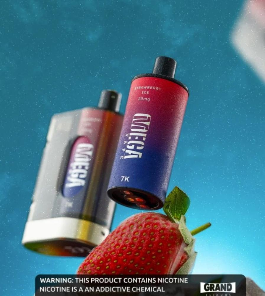 ميقا فراولة ايس 7000 موشة MEGA STRAWBERRY ICE 7000 PUFFS