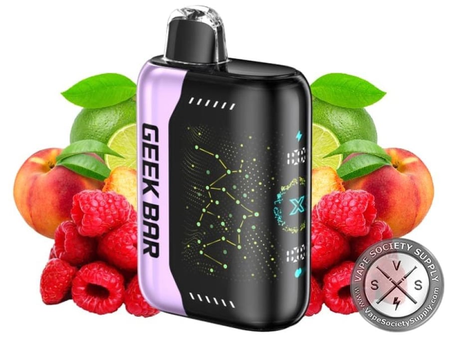 جيك بار فيب 25000 سحبة رازبيري خوخ ليمون GEEK BAR 25000 PUFFS Raspberr