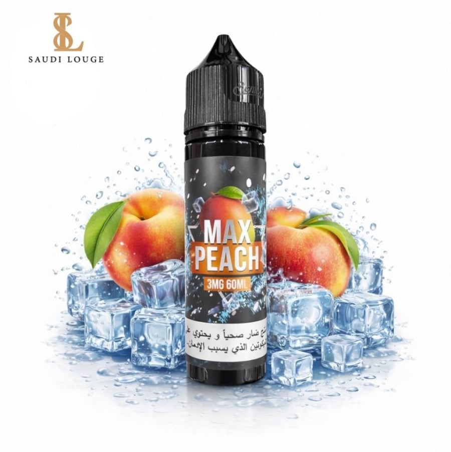 نكهة سامز فيب ماكس خوخ ايس 60 مل sams vape max peach ice 60 ML