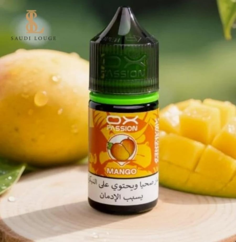 نكهة او اكس مانجو سولت نيكوتين 30مل-OX Passion mango Salt Nicotine 30M