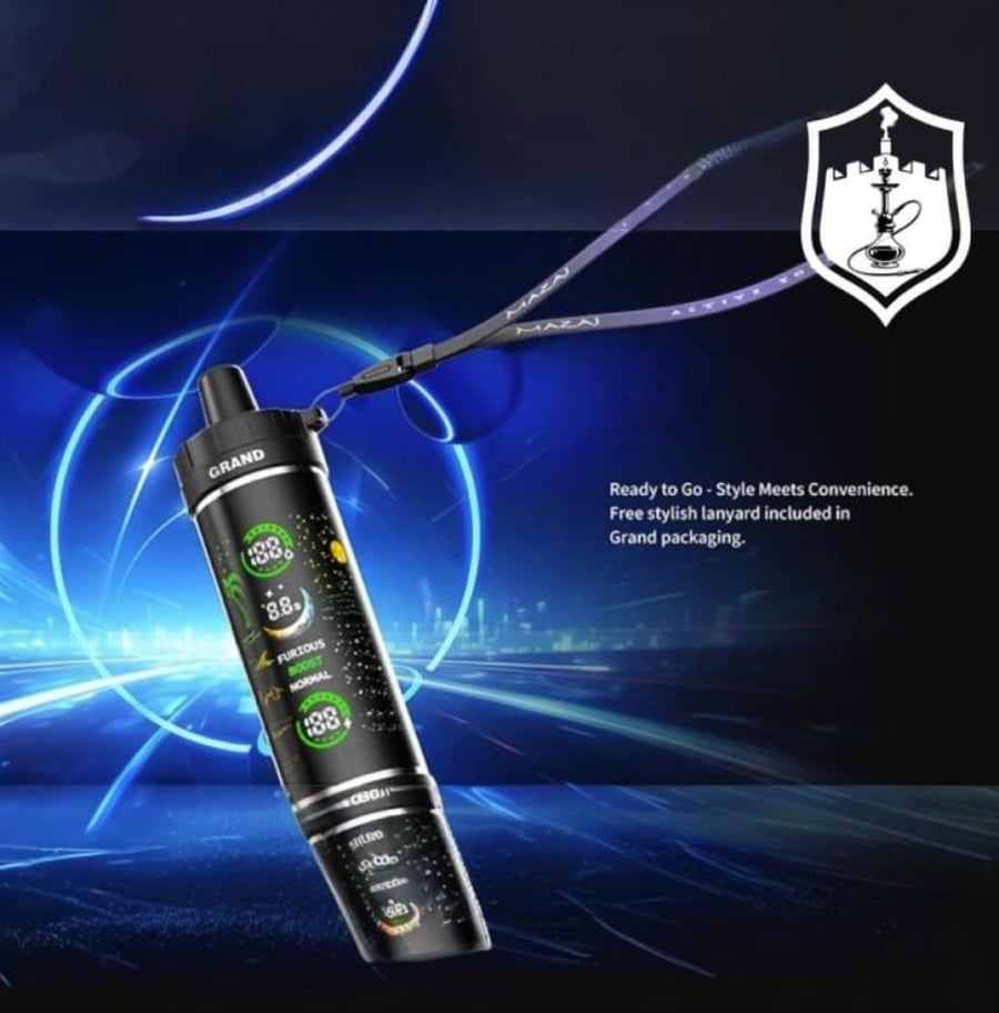 سحبة مزاج قراند تفاحتين 22000 سحبة MAZAJ GRAND 22000 PUFFS DOUBLE APPL