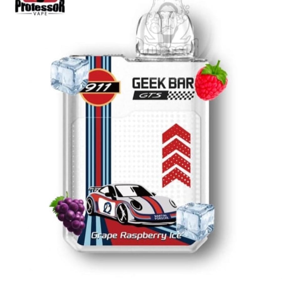 جيك بار فيب 18000 سحبة عنب رازبيري ايس GEEK BAR 18000 PUFFS GRAPE RASP