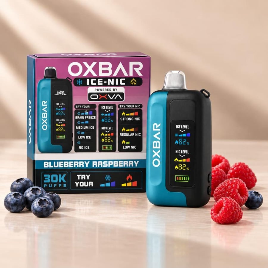 سحبة أوكس بار 30000 توت رازبيري OXBAR Blueberry Raspberry