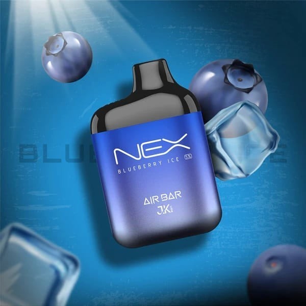 سحبة اير بار نيكس 6500 موشة توت ازرق ازرق ايس AIR BAR NEX 6500 PuffS B