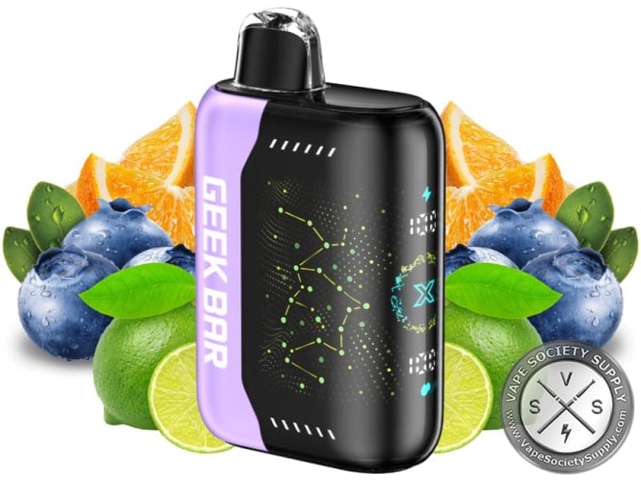 جيك بار فيب 25000 سحبة ليمون توت برتقال GEEK BAR 25000 PUFFS Lime-Berr