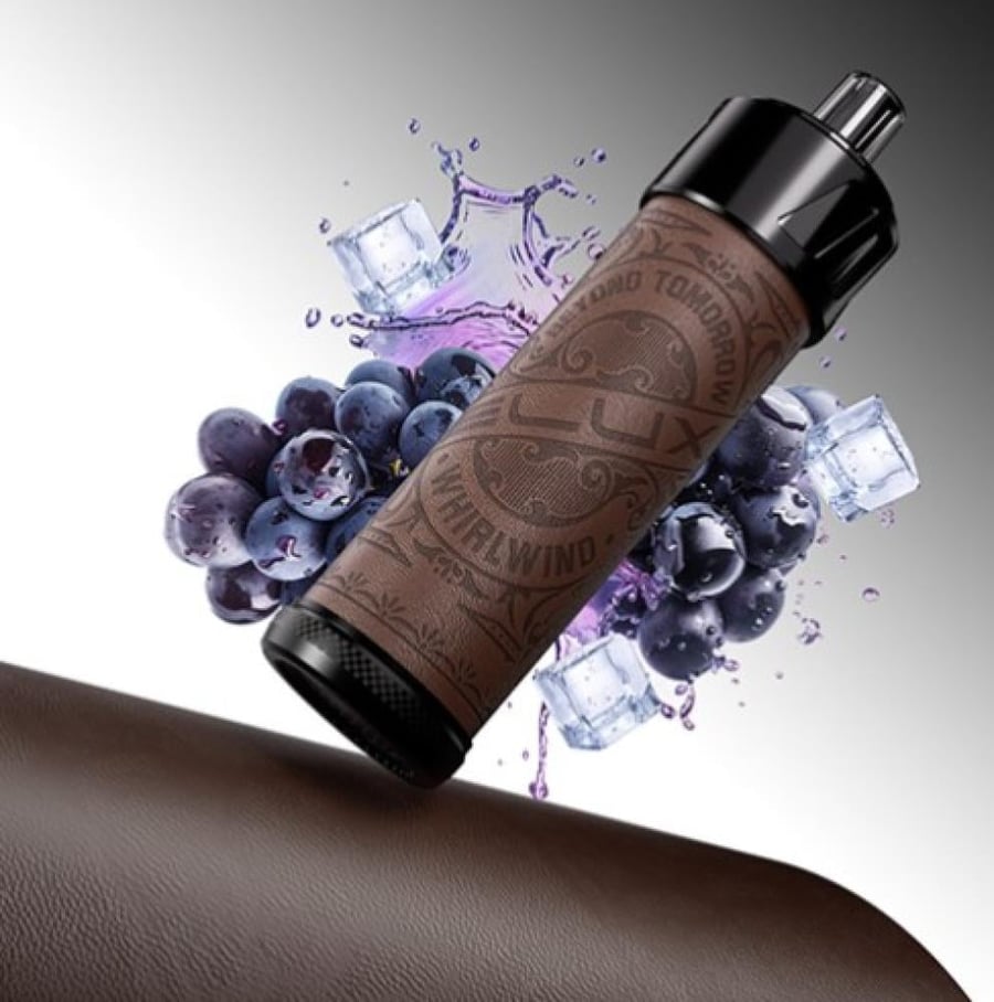 سحبة ايلوكس ويرل ويند 35K سحبة عنب اسود ايس ELUX WHIRL WIND BLACK GRAP