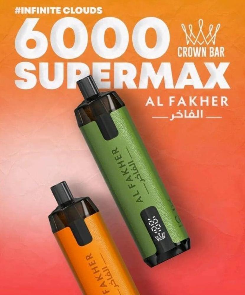 سحبة الفاخر كراون بار 6000 موشة كرز توت AL FAKHER CROWN BAR 6000 puffs