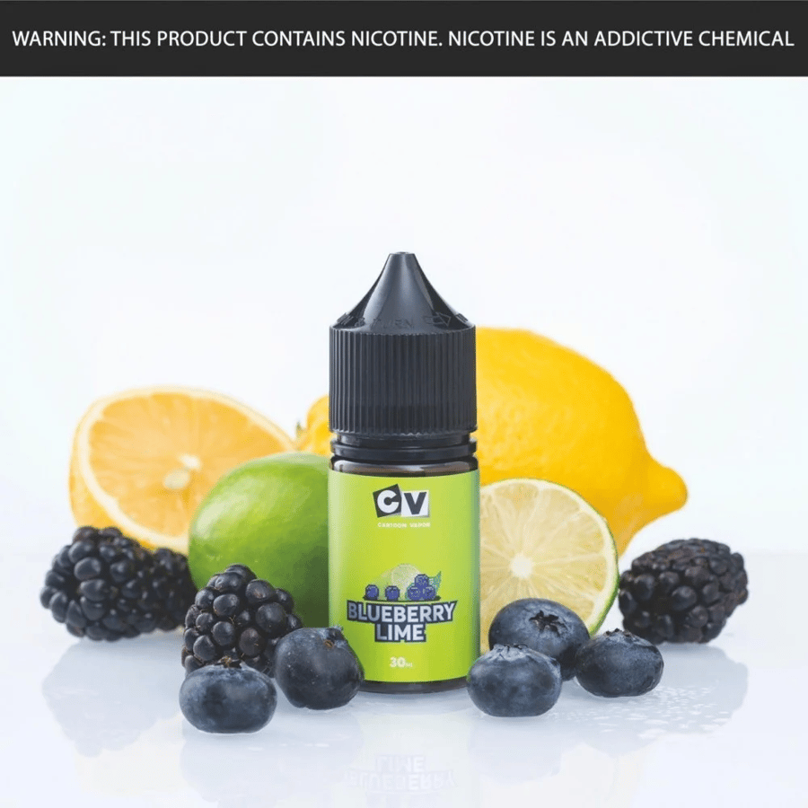 نكهة سولت بطعم مكس التوت الازرق والليمون 30 مل CV BLUEBERRY LIME 30ML