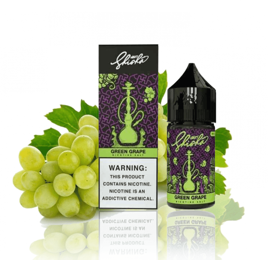 نكهة شيشة عنب أخضر سولت نيكوتين من ناستي 30 مل-NASTY Shisha GREEN GRAP