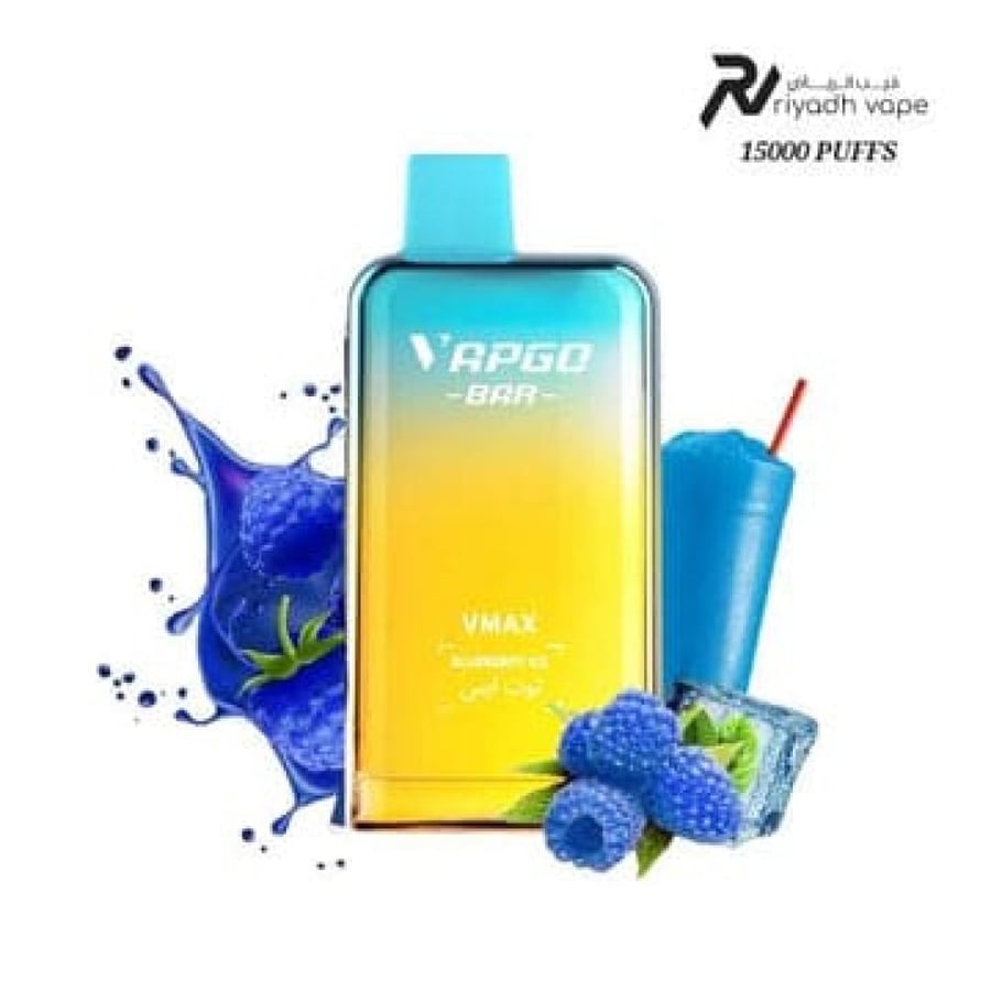 فيجو ڤي ماكس 15000 سحبة جاهزة بلو راز ايس VAPGO VMAX 15000 Puffs Dispo