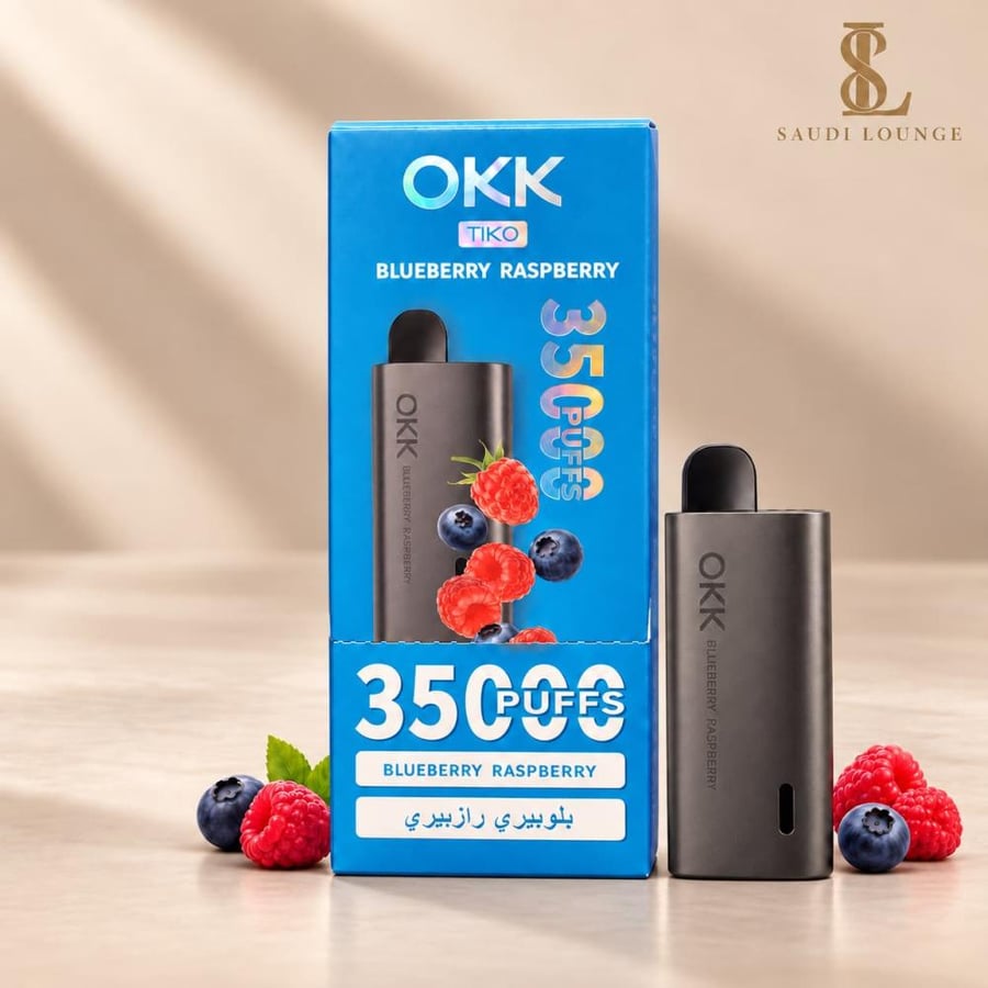 سحبة OKK TIKO 35000 توت أزرق وتوت عليق