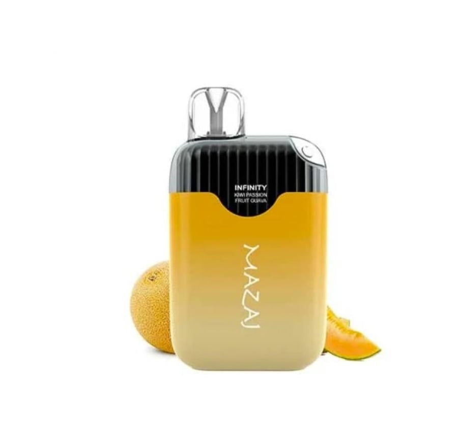 سحبة مزاج 4500 موشة بنكهة شمام بارد MAZAJ 4500 PUFFS INFINITY COLD MEL