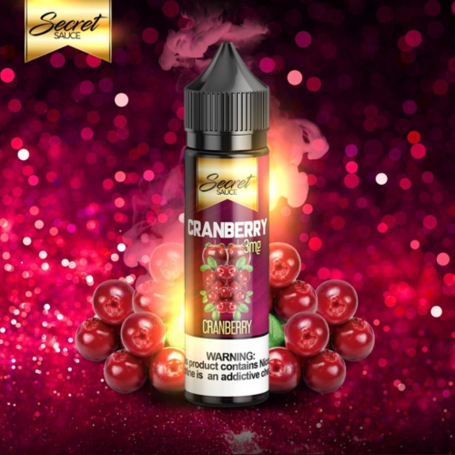 نكهة سيكرت بطعم الكرز 60 مل-Secret Sauce Cranberry 60ML