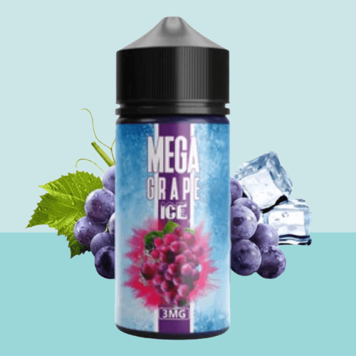 نكهة عنب ايس من ميقا 120 مل MEGA GRAPE ICE Vape E-Liquid 120ML