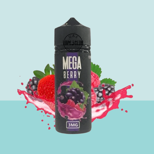 نكهة بيري توت من ميقا 120 مل MEGA BERRY Vape E-Liquid 120ML