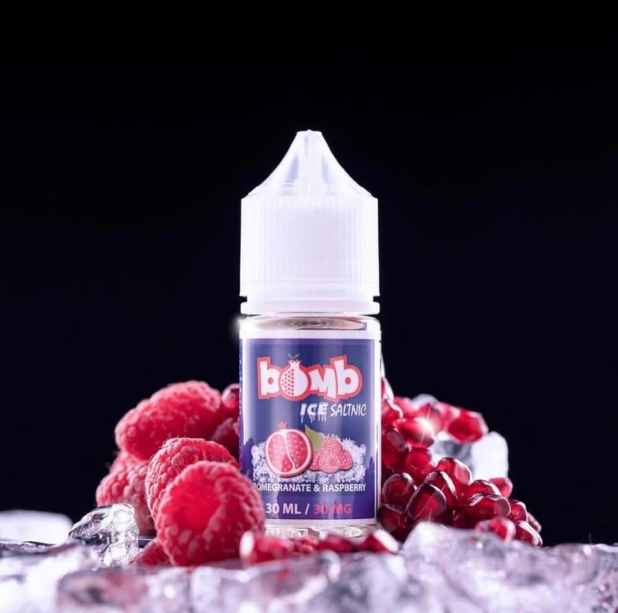 نكهة مومب مكس الرمان والتوت البارد سولت 30 مل Salt Nicotine bomb Pomeg