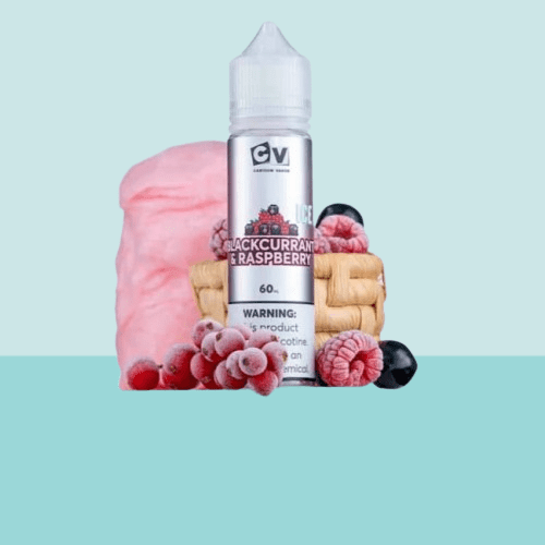 نكهة سي في بطعم مكس توت وكشمش اسود ايس 60 مل CV BLACKCURRANT AND RASPB