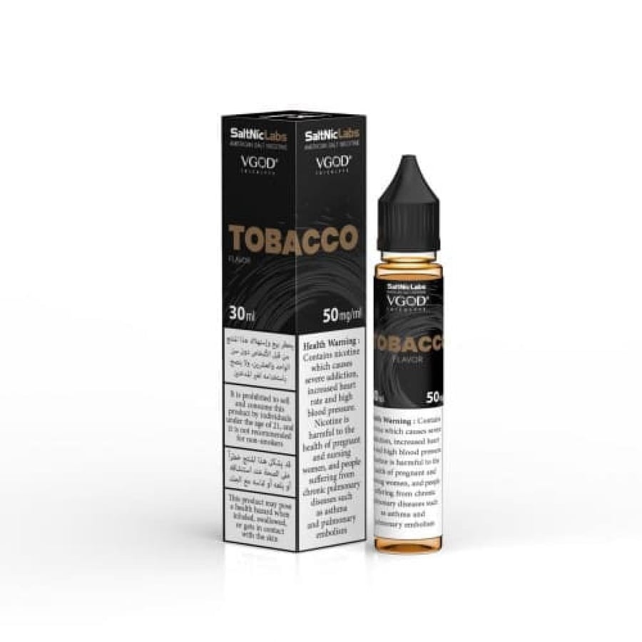 نكهة سحبة فيقود بطعم  التبغ توباكو سولت نيكوتين 30مل-VGOD DRY TOBACCO