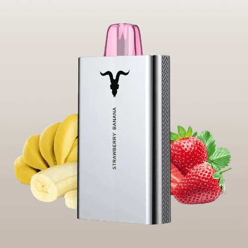 سحبة اجنايت 5000 موشة بطعم فراولة وموز IGNITE V50 VAPE 5000 PUFFS Stra