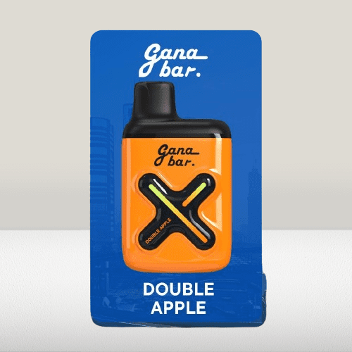 سحبة جانا بار 10000 موشة  تفاحتين شيشة GANA BAR 10000 PUFFS DOUBLE APP