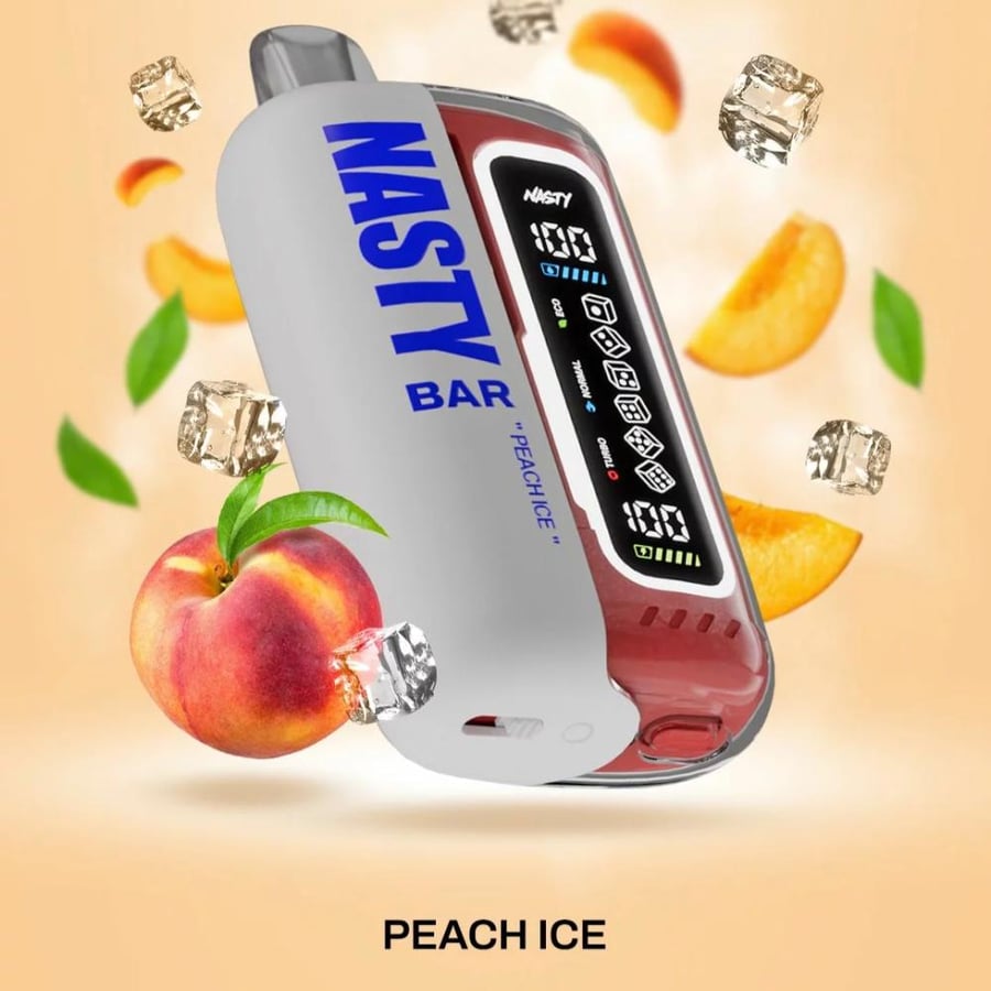 سحبة ناستي بار 20000 سحبة خوخ ايس NASTY BAR 20000 PUFFS PEACH ICE