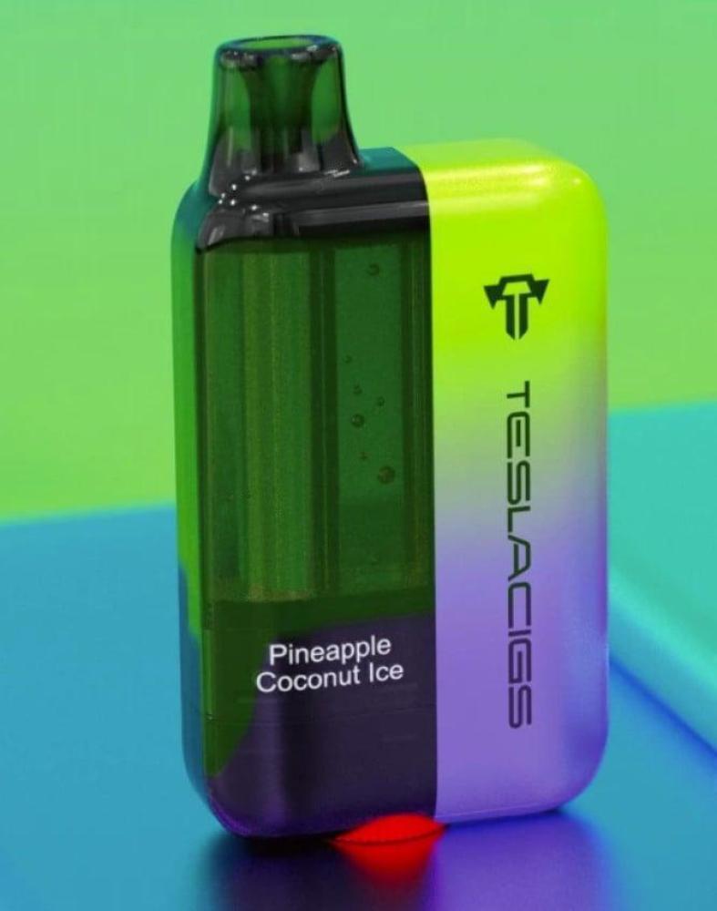 سحبة تسلا بار اكس تي 20 الف موشة بطيخ ايس TESLA BAR XT 20000 PUFFS LUS
