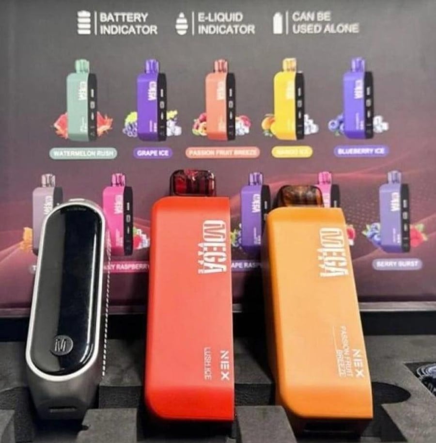 بود ميقا نيكس 12000 سحبة بنكهة توت بورست MEGA NEX POD 12000 PUFFS BERR