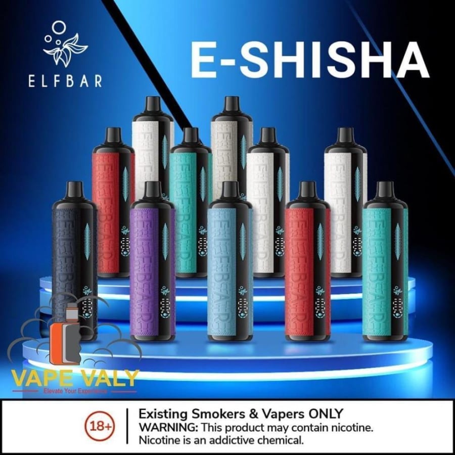 شيشة جاهزة الف بار 16000 سحبة ليموناد وردي Elf Bar E-Shisha 16000 Puff