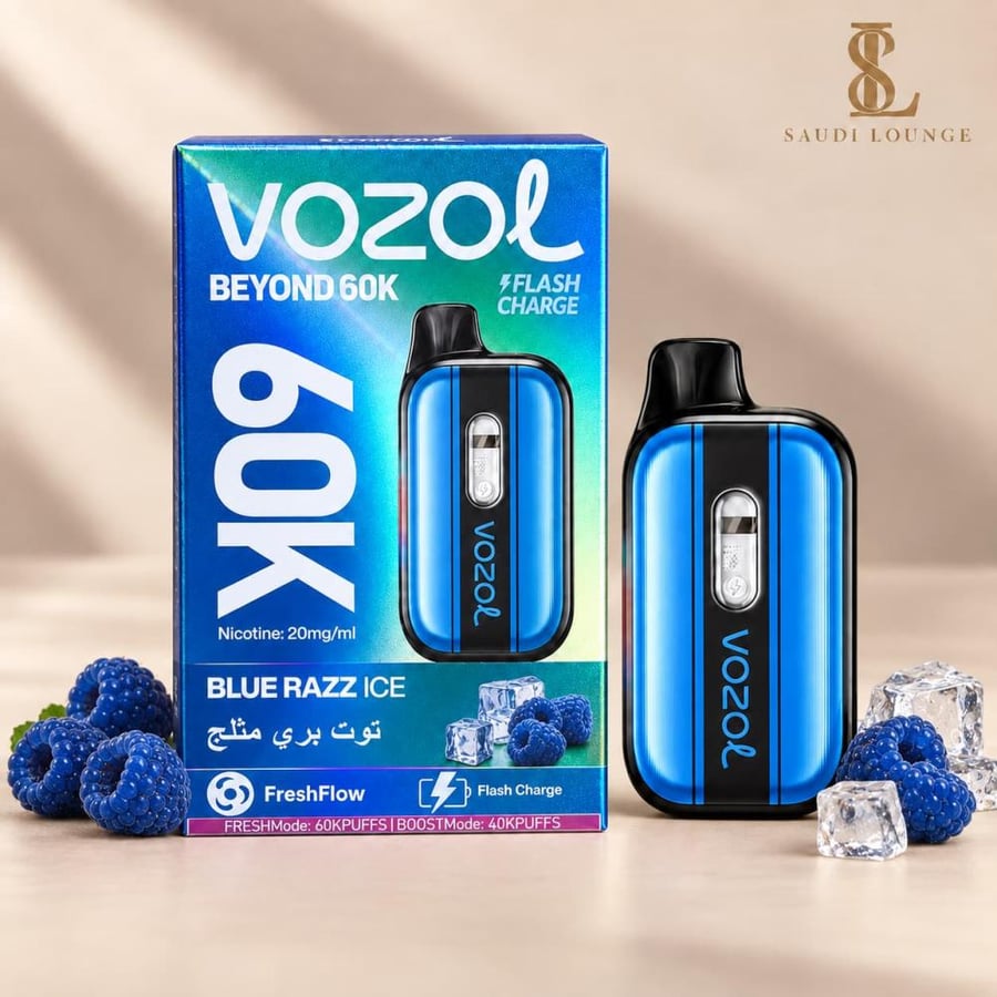 سحبة فوزول بيوند 60000 بلو راز ايس VOZOL BEYOND 60K