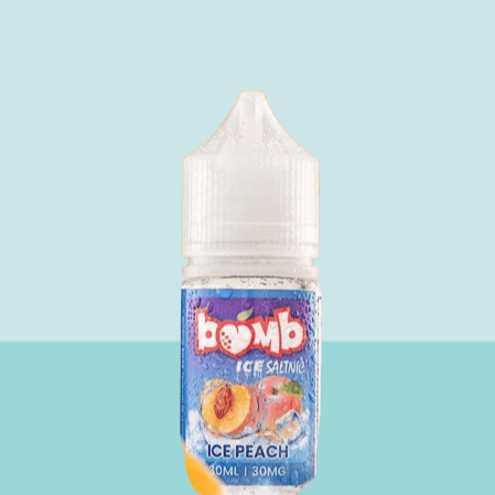 نكهة مومب خوخ البارد سولت 30 مل-BOMB PEACH ICE SALT 30ML