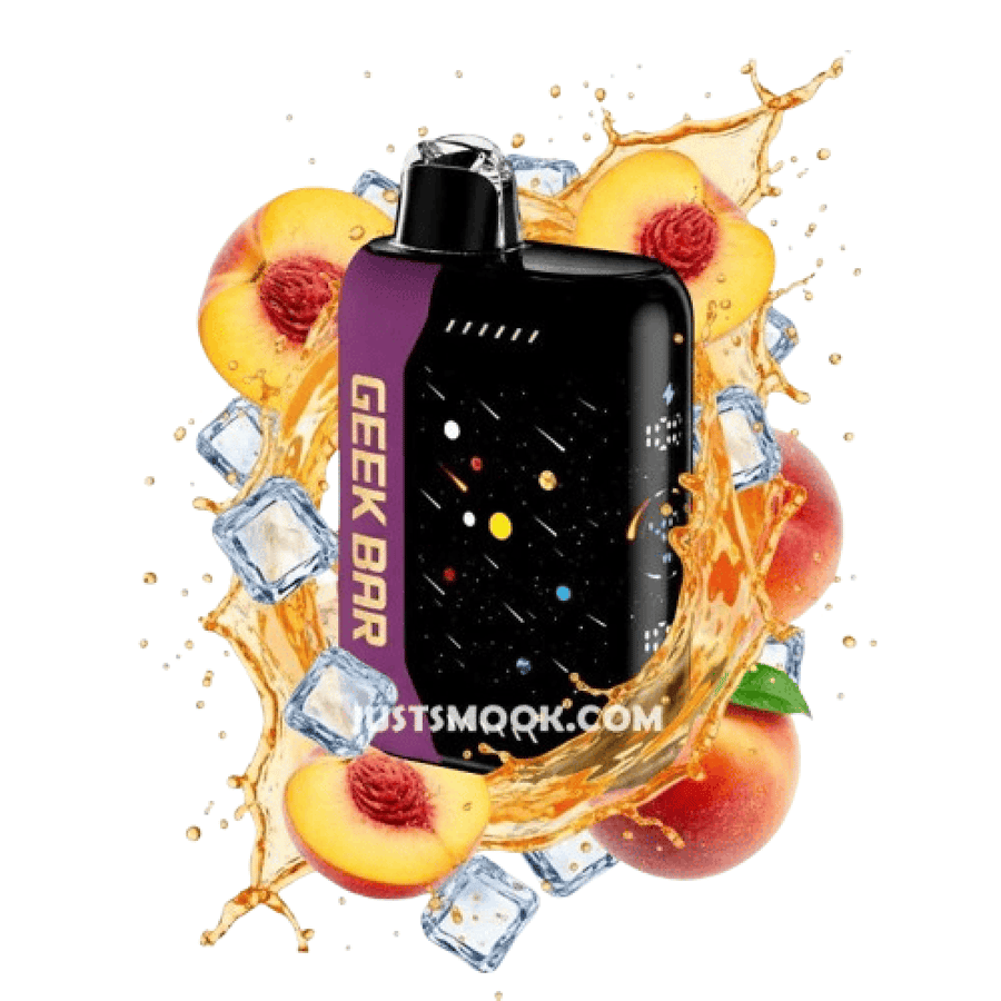 جيك بار فيب 42000 سحبة خوخ ايس Geek bar DTL 42k Puffs PEACH ICE