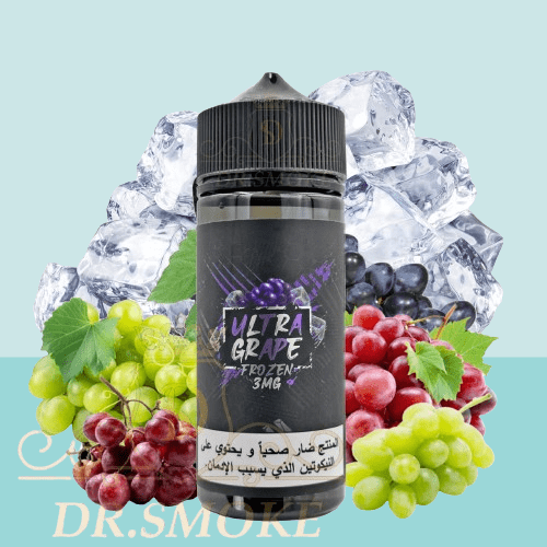 نكهة شيشة الترا قريب عنب ايس من سامز فيب 120 مل SAMS VAPE ULTRA GRAPE