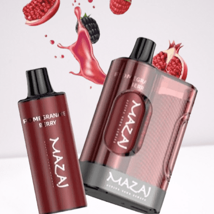 بودات مزاج بوكس 3000 موشة بنكهة مكس رمان وتوت Mazaj Box Pod 3000 Puff