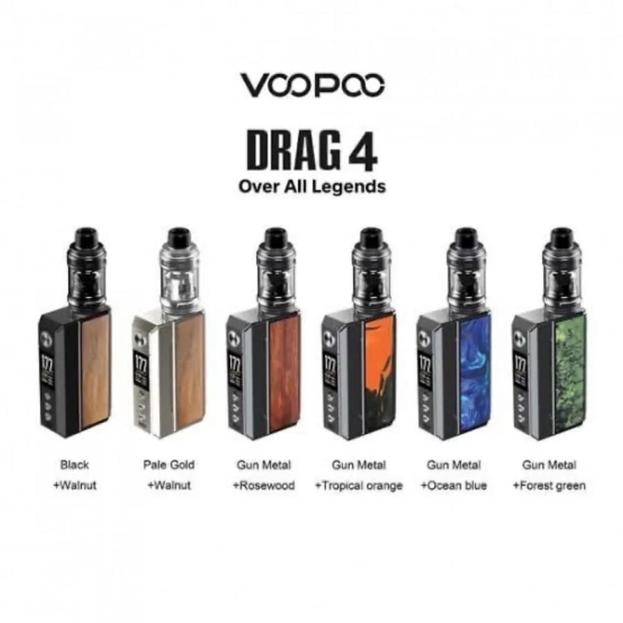 جهاز شيشة دراق 4 الجيل الرابع من فوبو مع بطارية داخلية VOOPOO DRAG 4 V