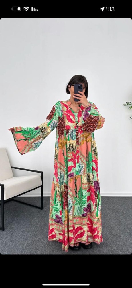 Turkish cotton cool abaya