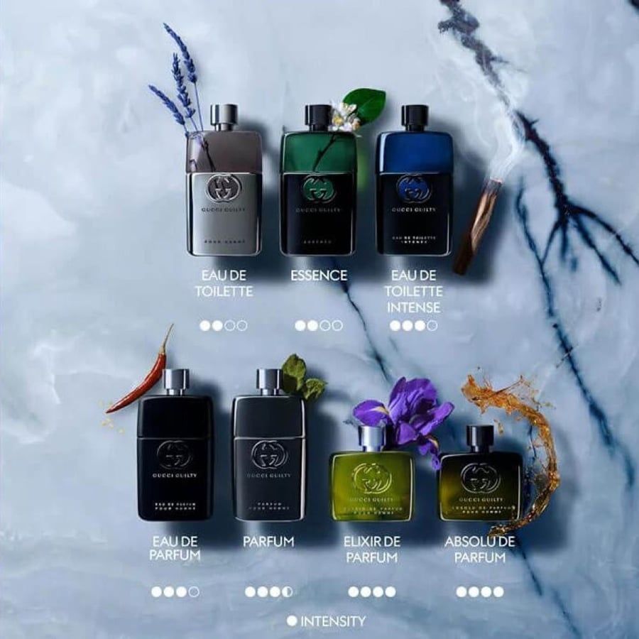 عطر قوتشي جيلتي بور هوم إنتنس للرجال - Gucci Guilty Pour Homme Intense - 90ml