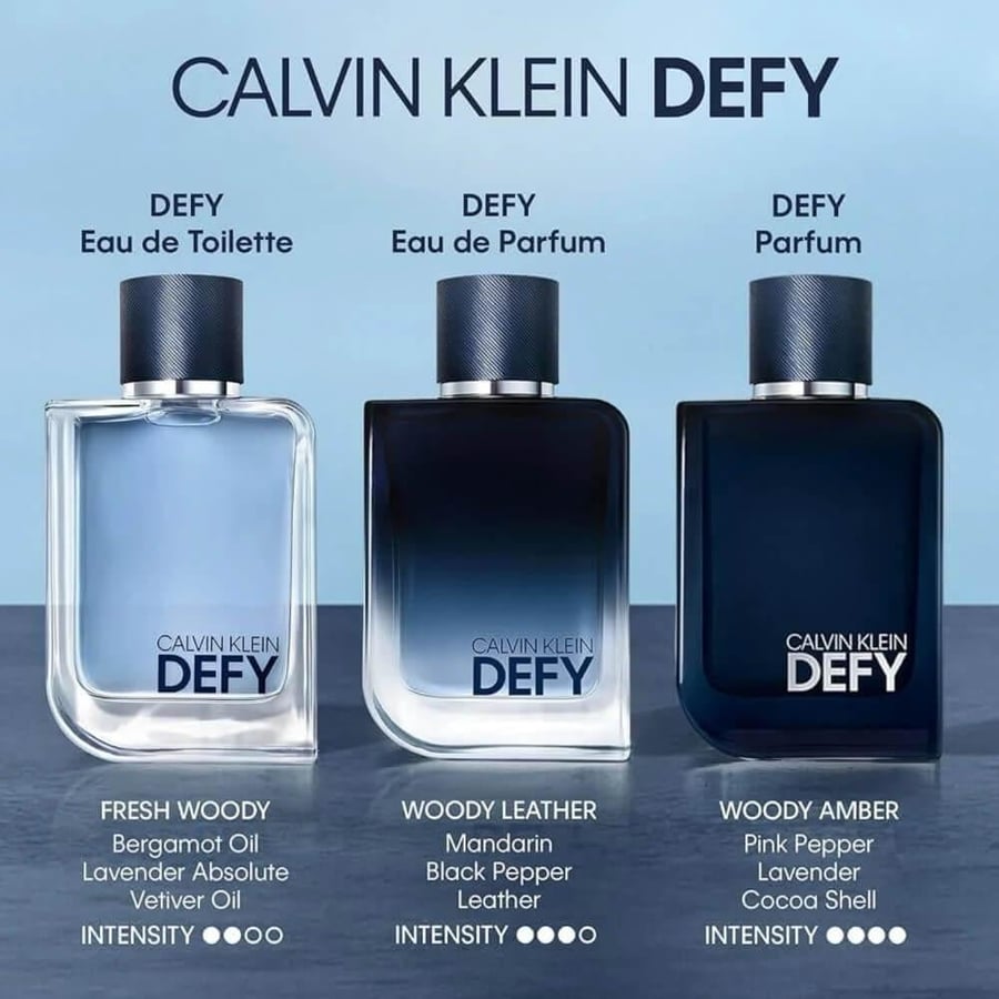 عطر كالفين كلاين ديفي للرجال - Calvin Klein Defy Eau de Toilette - 100ml