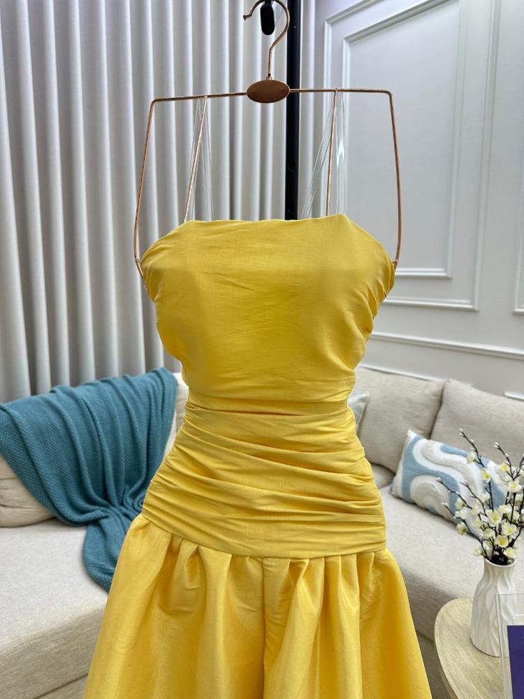 فستان اميره ليموني