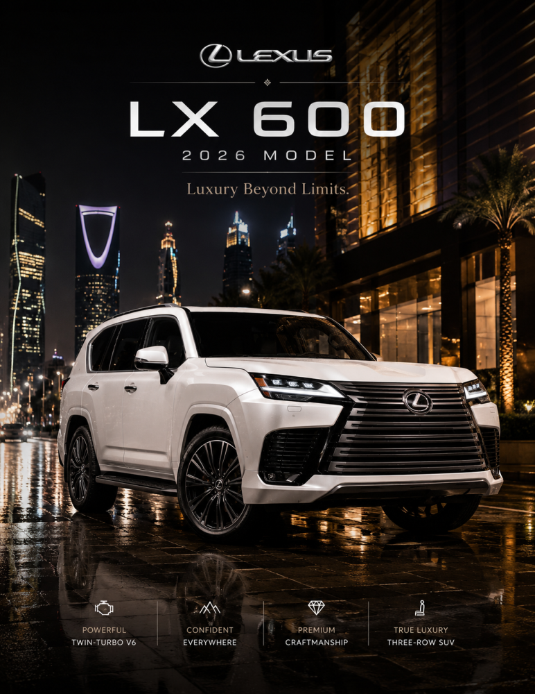 بوستر Lexus LX600 لكزس الفاخر