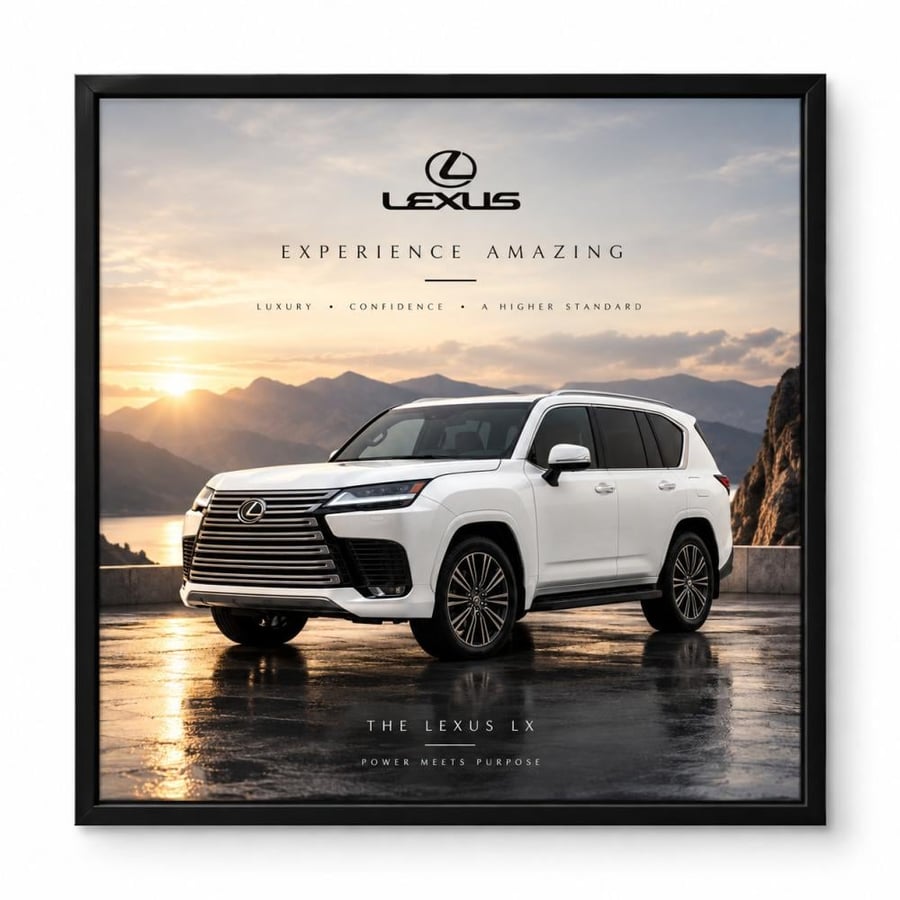 بوستر Lexus LX600 لكزس الفاخر